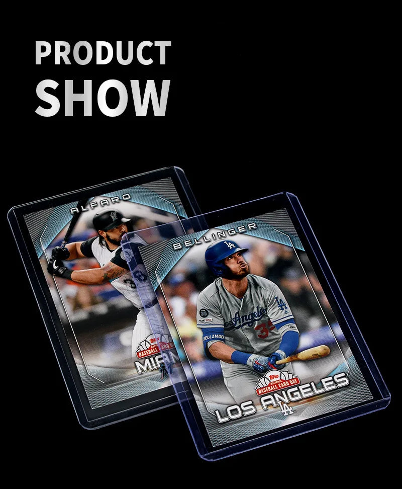 3"X4" Card Sleeves Top Loaders Baseball Trading Sports Football Card Protectors Hard Plastic Toploader Cards Holder Penny Sleeve