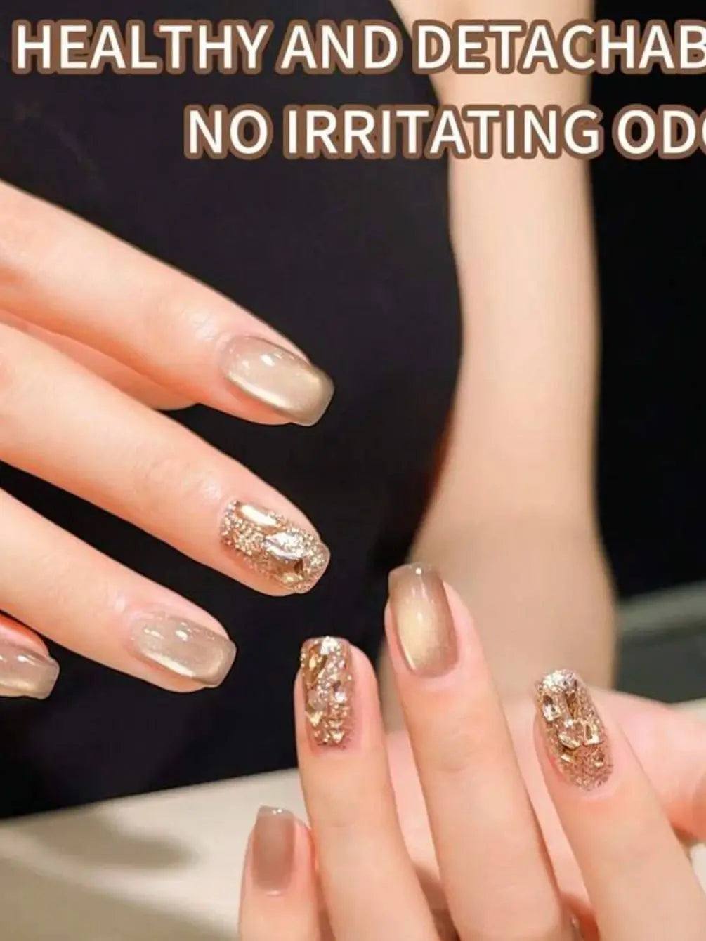 MIANEL 10Ml Sparkling Light Broken Drill Gel Nail Polish Soak Off UV Light For Gel Nails DIY Nail Salon LED Gel Varnish