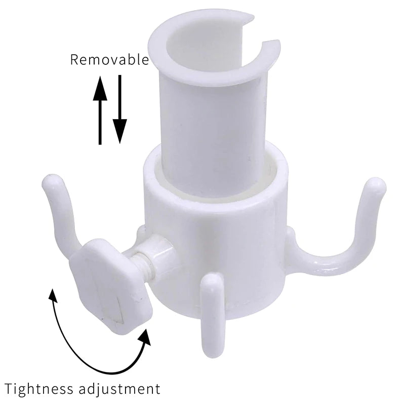 Outdoor Beach Umbrella Hooks Hanger Versatile Wear-resistant Space-saving Useful Sun Umbrella Storage Holder
