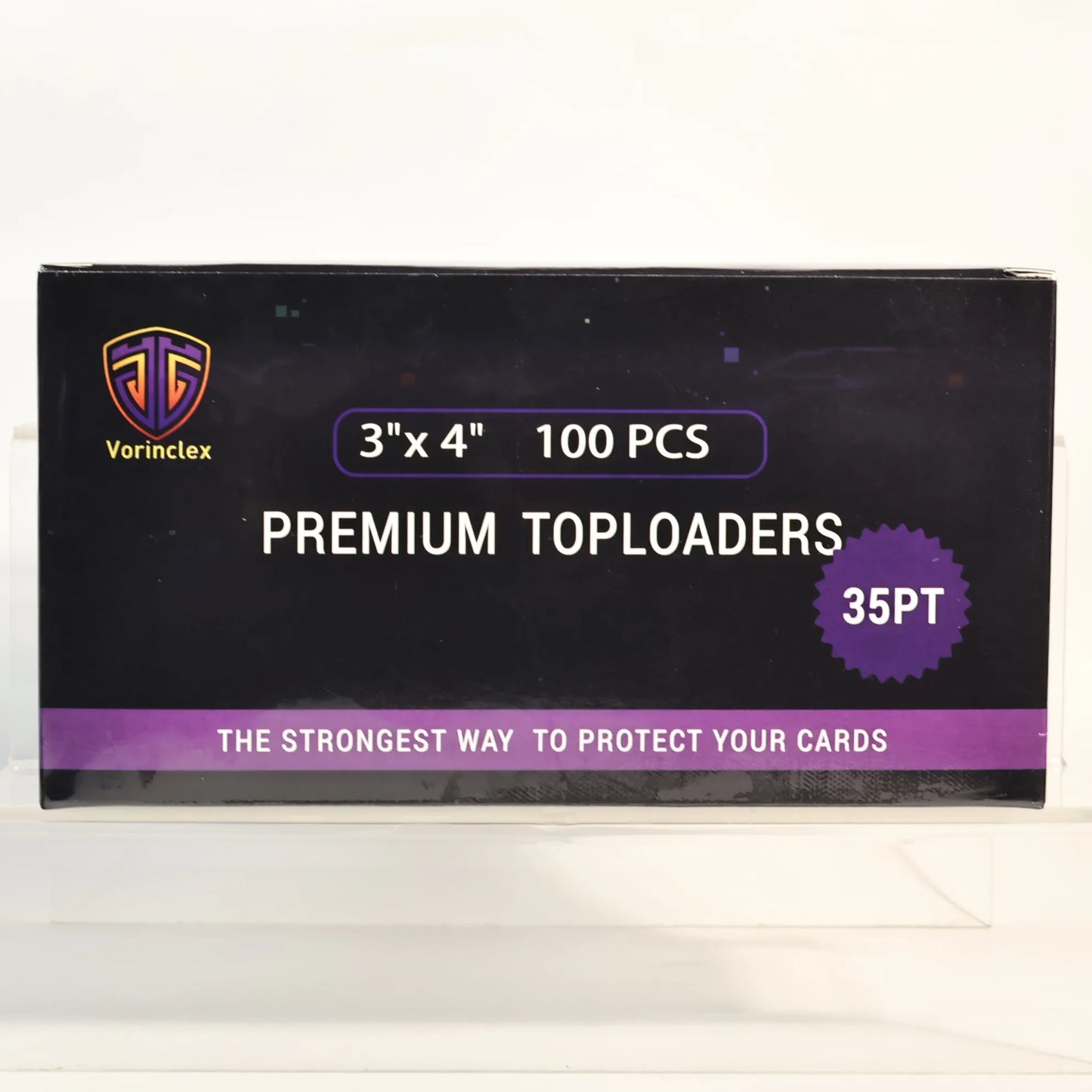 35PT Premium Toploader Card for Trading Sports Football and Game Cards 25pcs/100pcs Premium Clear Sleeves Card Holders