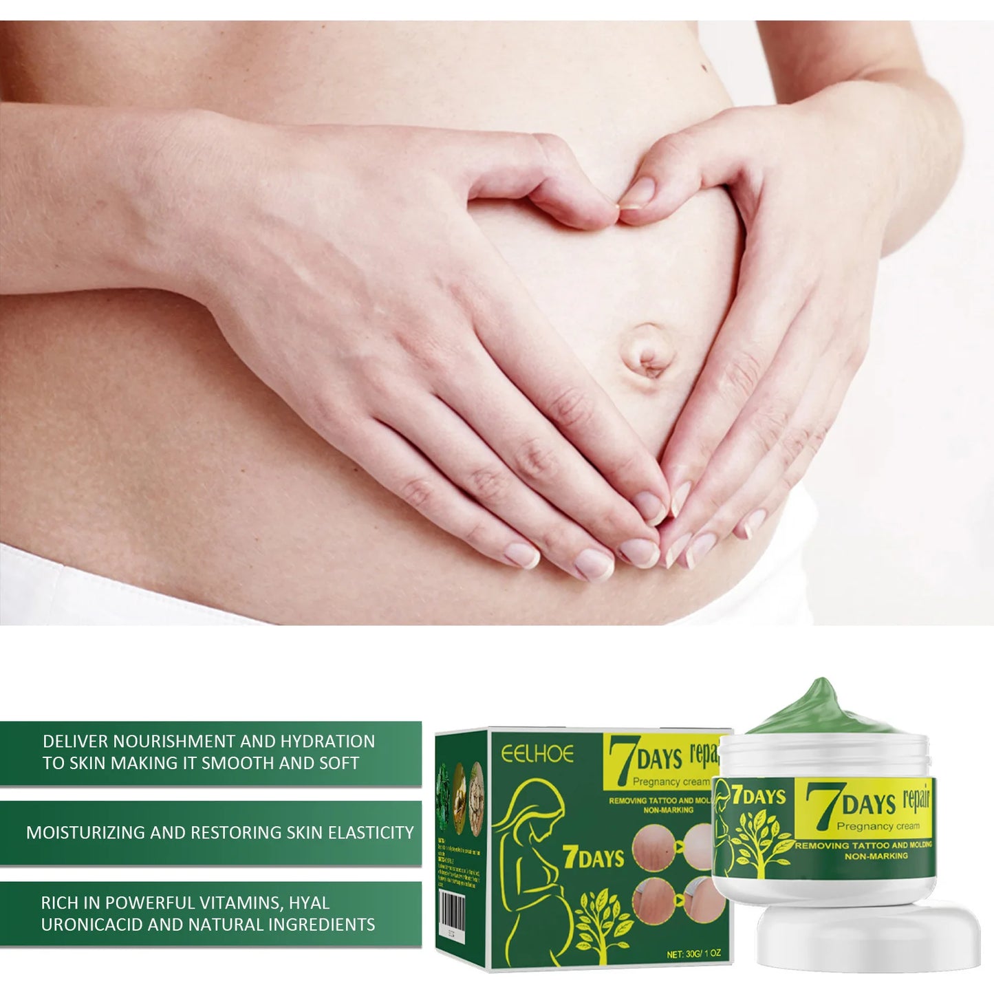 Skin Repair Cream for Daily Moisturizing of The Body, Gentle Skin Repair To Improve Skin Quality, and Care Cream for Skin Care