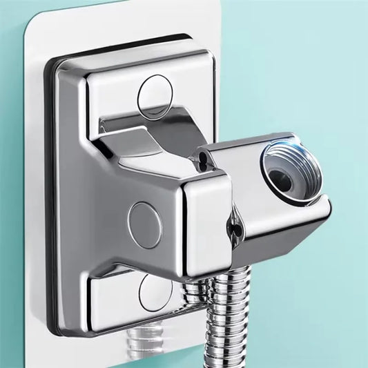 Shower Head Holder Adjustable Wall Mounted Shower Holder Self-Adhesive Showerhead Handheld Bracket Bathroom Accessories 1pc