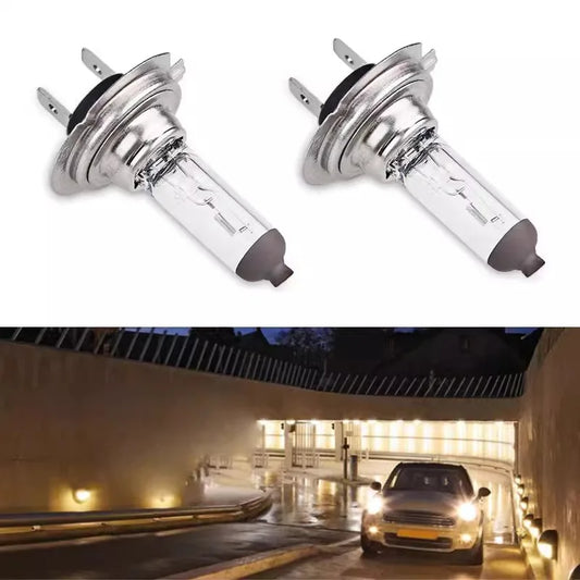 2Pcs Car H7 Xenon Headlight 55W Halogen White Light Lamp 12V Bulbs Auto Accessories Bulbs Replacement Exterior Automotive