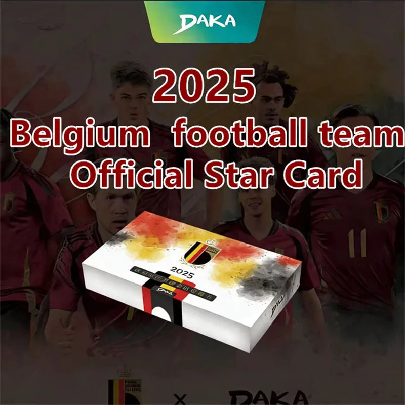 Daka 2025 Season Official Belgian Football National Team Star Card Legendary Player Signature Card Fan Collectibles Gifts