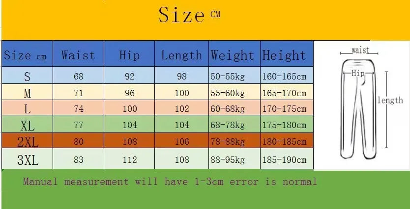 Men's printed jogging pants casual sports pants running fitness training pants sports clothing