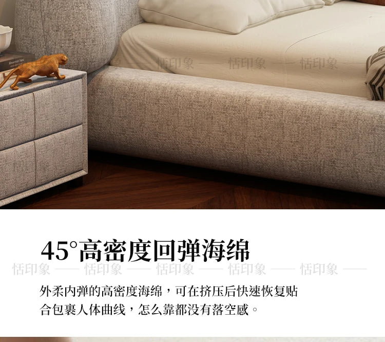 Wedding Comfortable Beds Aesthetics Double European Storage Modern Beds Cream Designer Minimalist Wood Cama Casal Furniture