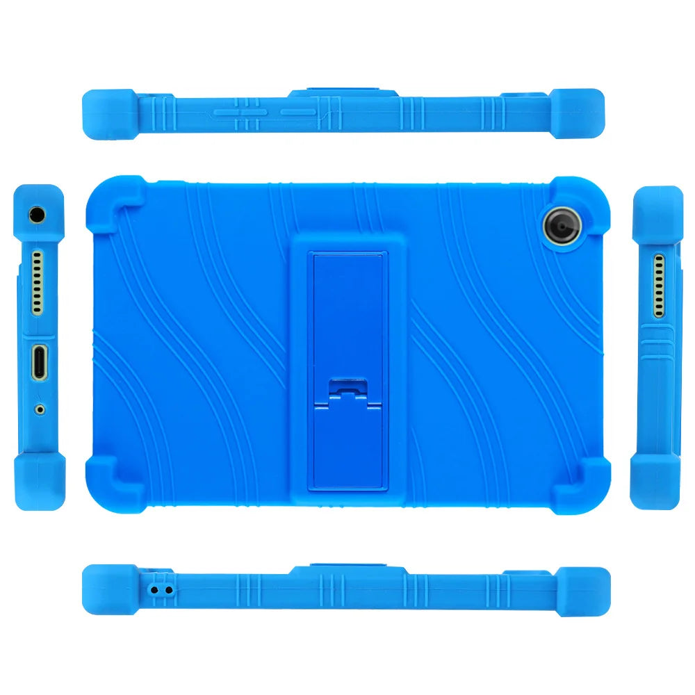 case For LENOVO Tab One 8.7 inch Tablet  protective cover Android Tablet Soft Silicone Adjustable Stand protective sleeve