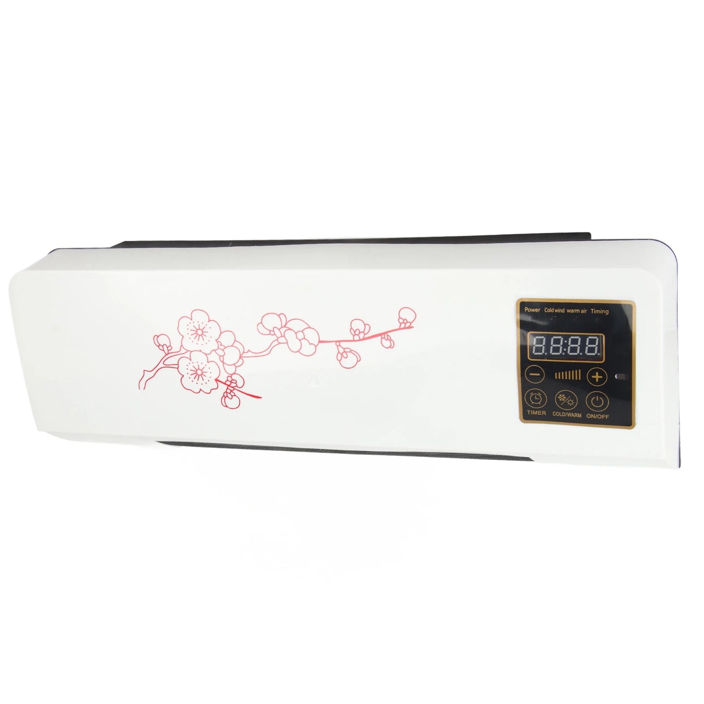 Air Heater Fan Electric Air Conditioner Fan Wall Mount Easy  Temperature  Timer Heating and Cooling Fan Electric Heating Fan