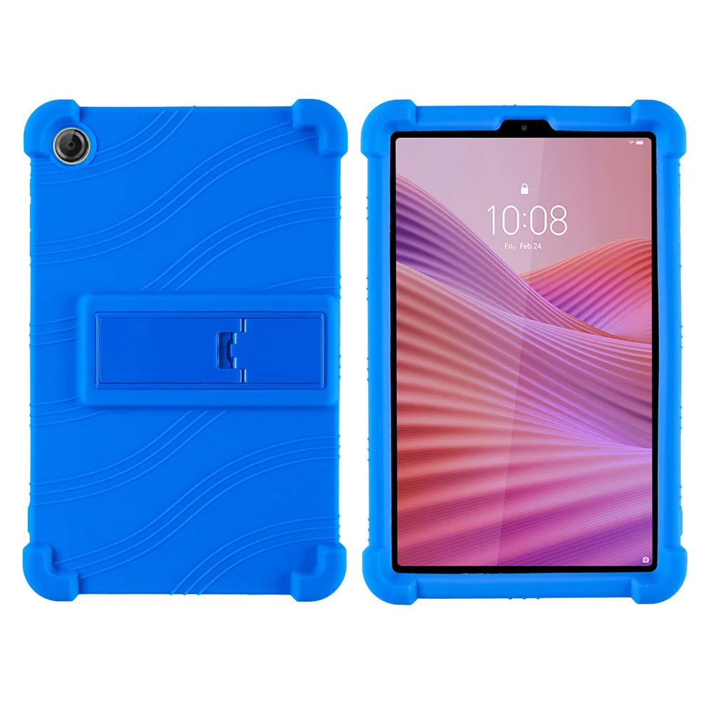 case For LENOVO Tab One 8.7 inch Tablet  protective cover Android Tablet Soft Silicone Adjustable Stand protective sleeve