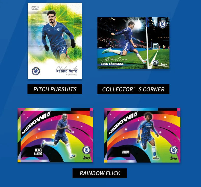 25-26 Topps Team Set Football Team Sports Trading Card Collectible Card Real Madrid Boys Designer Toys Surprise Holiday Gift