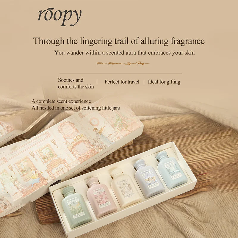 Poetic and Musical Series Mini Care Fragrance Body Lotion Set, Long-lasting fragrance,Moisturising For Autumn and Winter