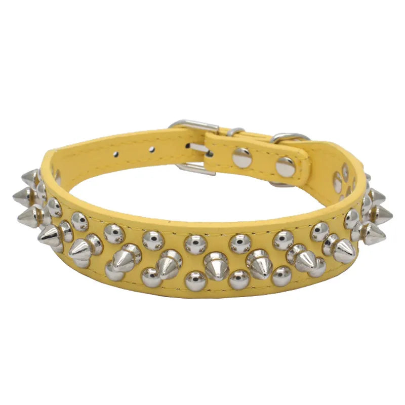Anti-bite Spiked Studded Pet Dog Collar for Small Medium Large Dogs Sport Padded Bulldog Pug Puppy Big Dog Collars Pets Supplies