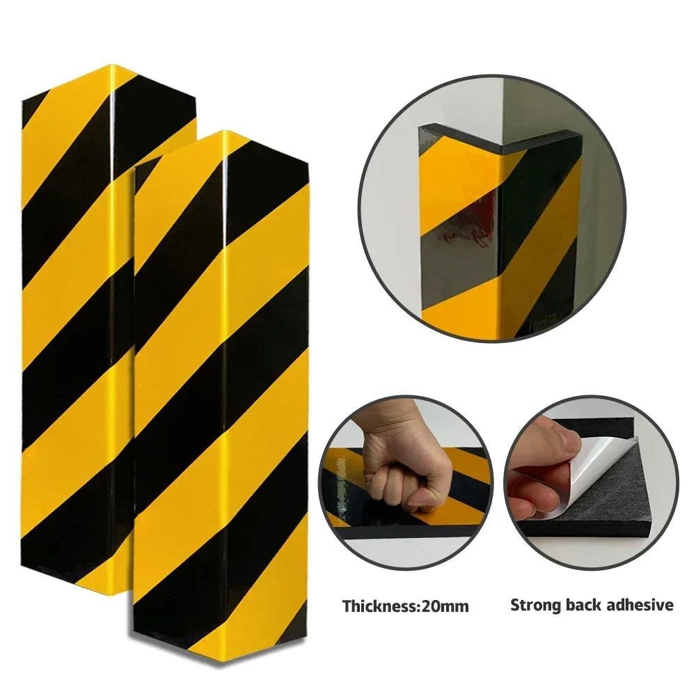 Car Door Edge Protector Foam Bumper Guard Anti-Scratch Adhesive Garage Wall Corner Protector Parking Safety Warning Accessories