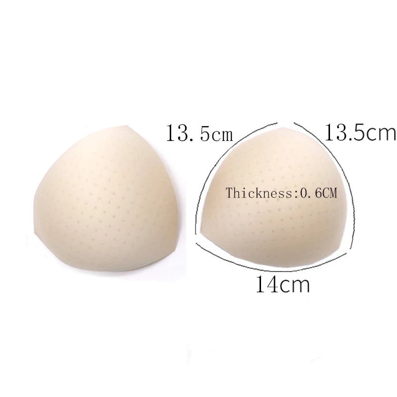 1/2/3Pair Removeable Push Up Pads Bra Pad Triangle Bra Padding Inserts Chest Cups Pads for Swimsuit Bikini Padding Intimates