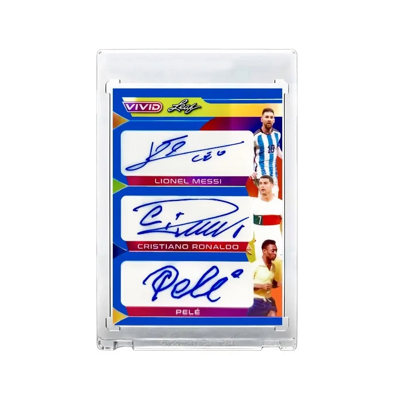 New DIY All-Star Soccer Cards Set Featuring Messi Ronaldo & Mbappé Ultimate Birthday Gift Box for Football Boys Collection Card