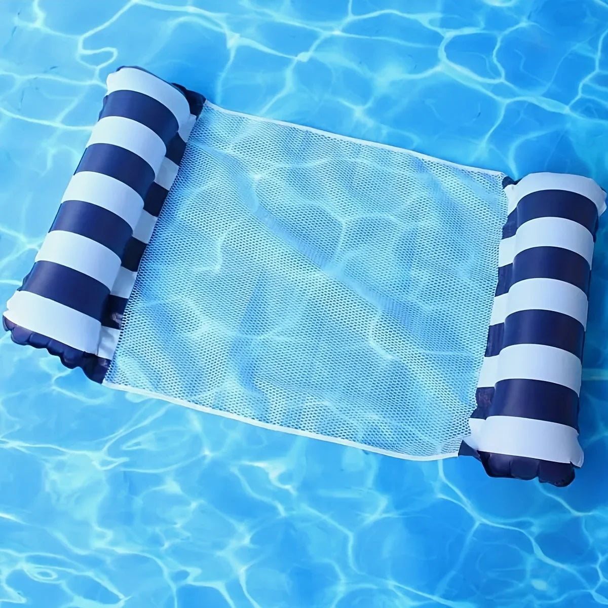 Inflatable Pool Float Hammock, Lounger, Water Hammock for Adults, 220lbs, Thickened PVC, Pool, Beach, Lake, Summer Water Fun
