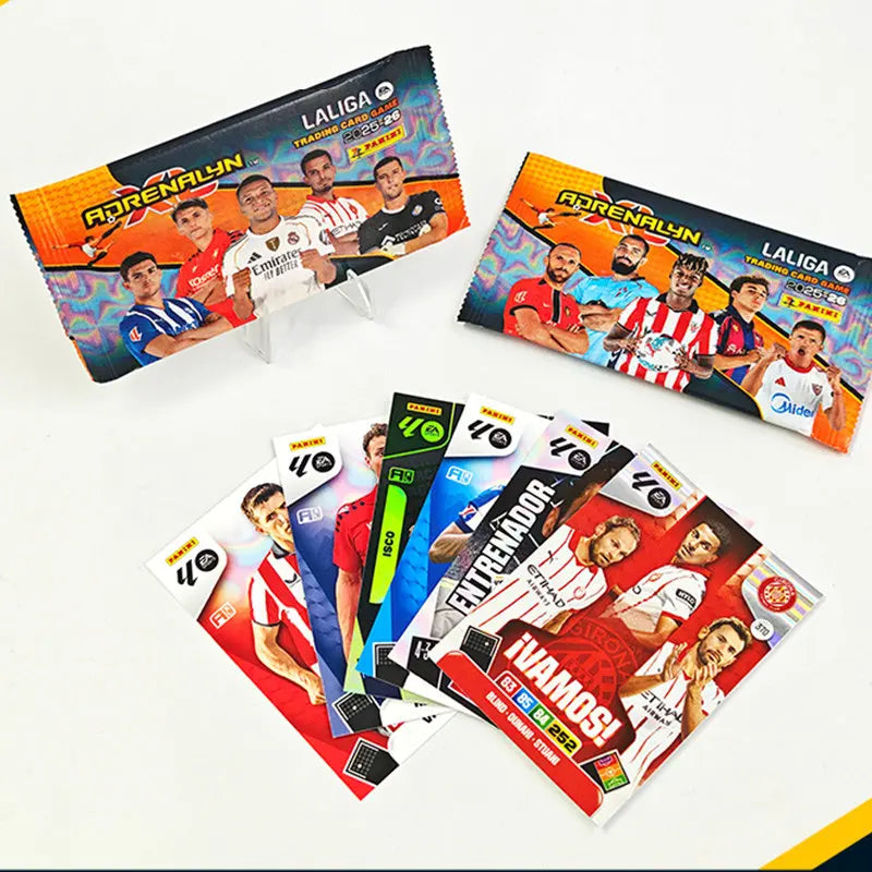 Panini 2025-26 La Liga Adrenalyn XL Full Box Official Licensed LaLiga Soccer Trading Cards Game Collection Cards Gift Toys