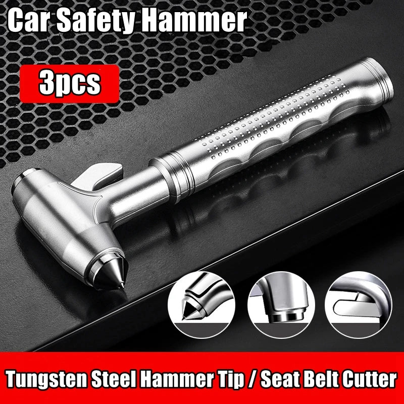 Car Safety Hammer Car Window Breaker Emergency Hammer Seat Belt Cutter Suitable for Car Rescue Escape Rescue Safety Hammer