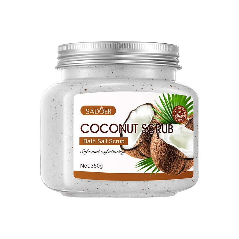 350g Body Bath Scrub, with Gentle and Fine Exfoliating Particles That Can Clean Dirt and Oil from the Skin, Improve Rough Skin Texture, Make the Skin Bright, and Give It a Silky, Smooth, and Radiant Feel - Home Care