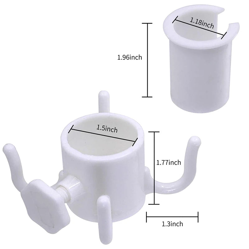 Outdoor Beach Umbrella Hooks Hanger Versatile Wear-resistant Space-saving Useful Sun Umbrella Storage Holder