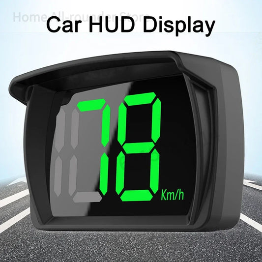 Car HUD GPS Speedometer MPH Digital Head Up Display Large LED Font For Truck SUV Motorcycle Universal Accessories