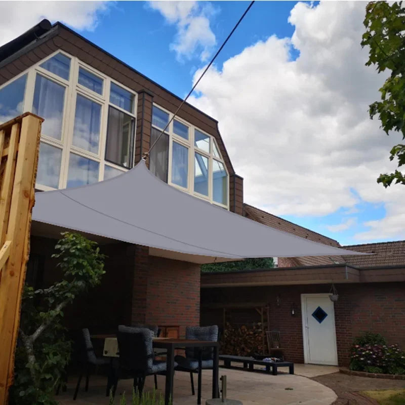 2.5x2.5M Square Shade Sail 300D Waterproof Polyester For Garden Terrace Canopy Swimming Pool Sun Shade Canvas Camping Awning