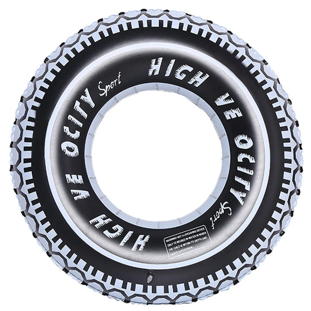 Car Tire Swim Float Tube PVC Pool Floating Rings Leakproof Inflatable Swimming Rings Floaties Thickened Pool Rings for Swimming
