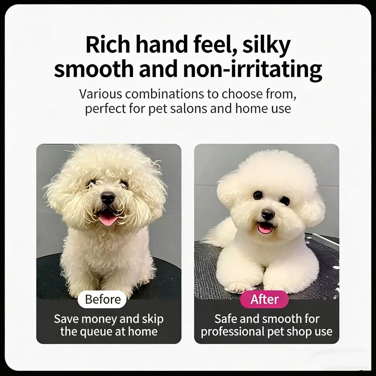 Safe and Precise Professional Pet Grooming Scissors with Round Head - Stainless Steel Dog Hair Shears for Effortless Trimming