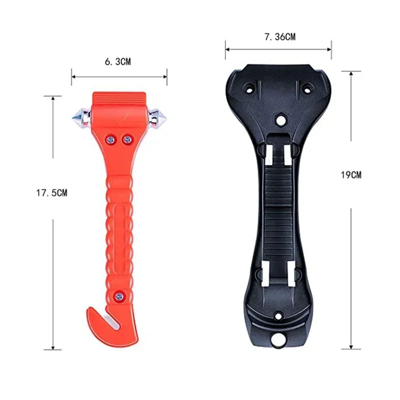 Vehicle Safety Hammer 1/2/4pcs  Emergency Break Window Glass Easy Use For Car Window  Survival Life Rescue Tools Escape Tools