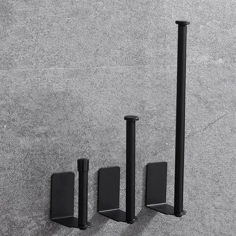Adhesive Paper Towel Holder For Kitchen Napkin Rack Toilet Paper Holder Tissue Dispenser Cabinet Storage Bathroom Accessories