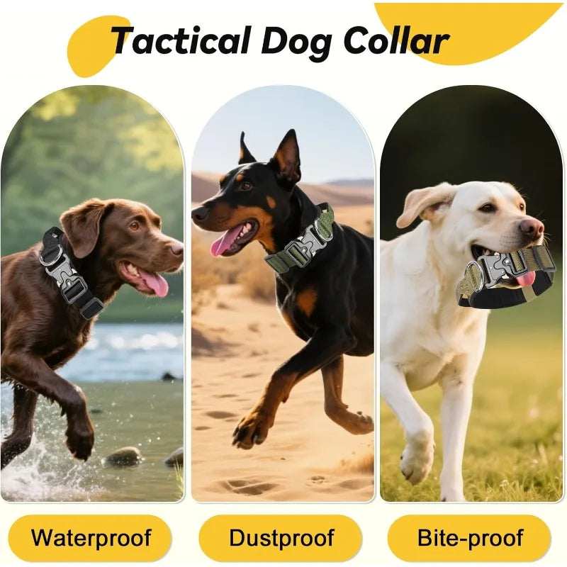 Pet Collar,Adjustable Heavy Duty Wide Thick Dog Collars with Quick Release Buckle, Soft Comfortable for Various body type Dogs