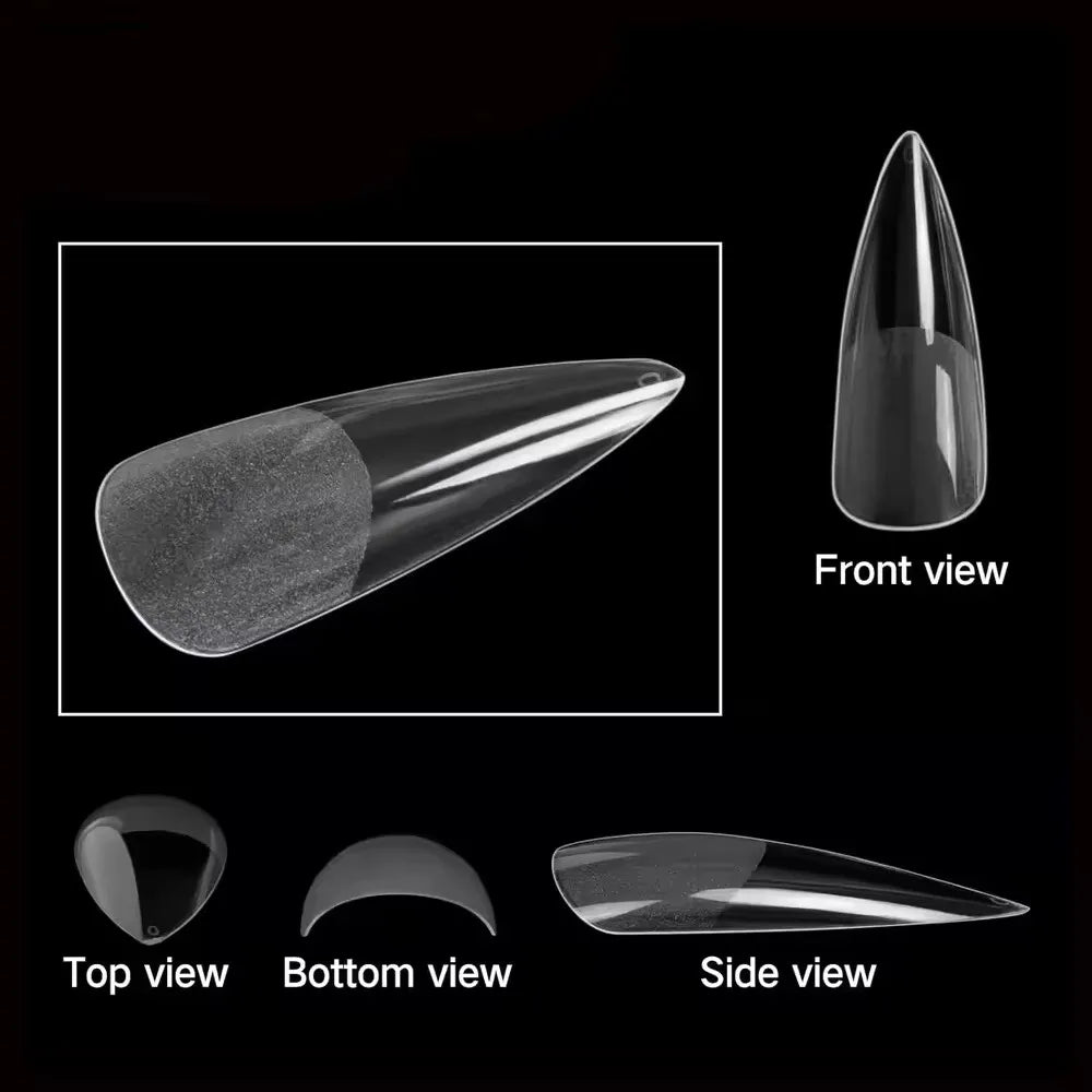 120 Durable Extended False Nail Tips, Full Coverage Nail Tips, Real Finger Nails, Ultra-Thin Uv Nail Polish, Quick Mold-Making, Hand Care Tools