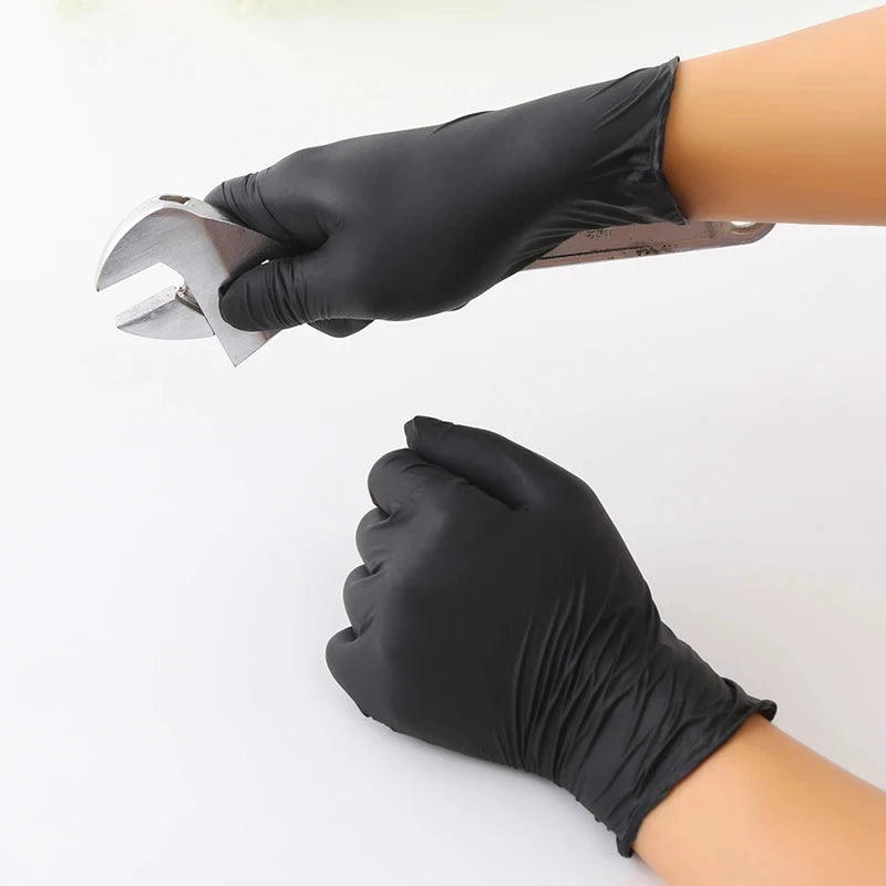 20/50PCS Disposable Nitrile Gloves for Household Cleaning Kitchen Dishwashing Working Gardening Tattoo Gloves Thickened Durable