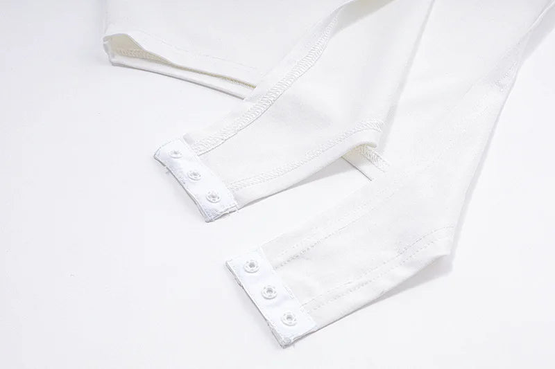White One-Pieces Bodysuit Letter Print Lenceria Bodys Sexy Mujer Lingerie Tops Women Spaghetti Strap Body Feminino Square Collar