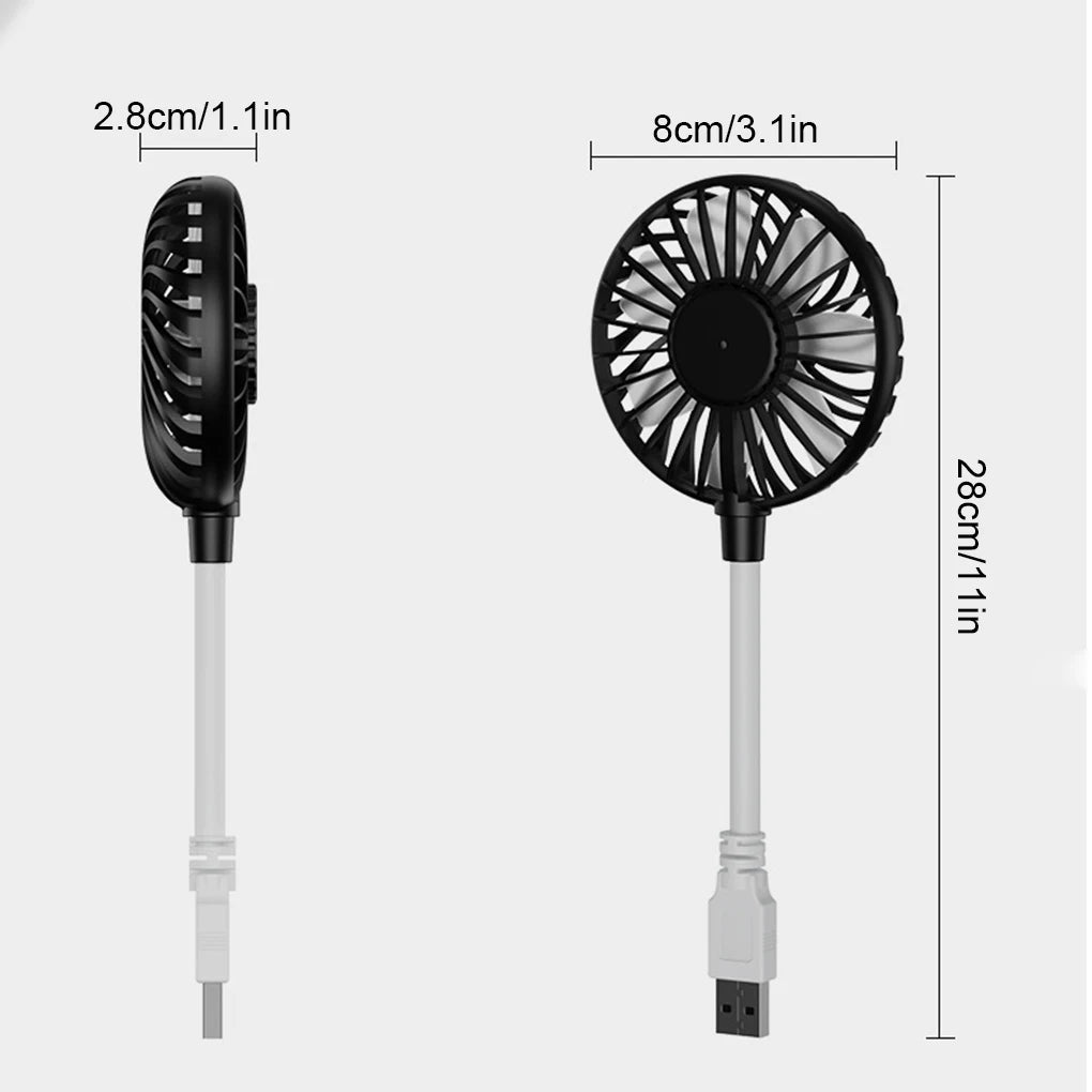 USB Fan Mini Air Cooler Fan Summer Camping Office Table Fan Ventilador Portable Cooling Fan For Power Bank Notebook Computer