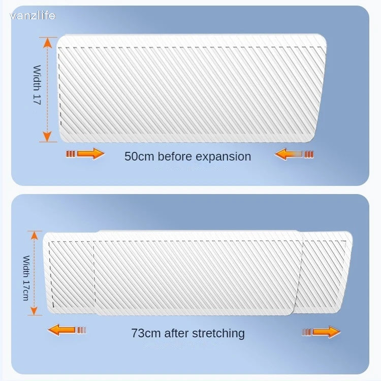 Central Air Conditioner Windshield Air Guider Ceiling Suspended AC Outlet Baffle Deflector Anti-Direct Blow Cassette Universal