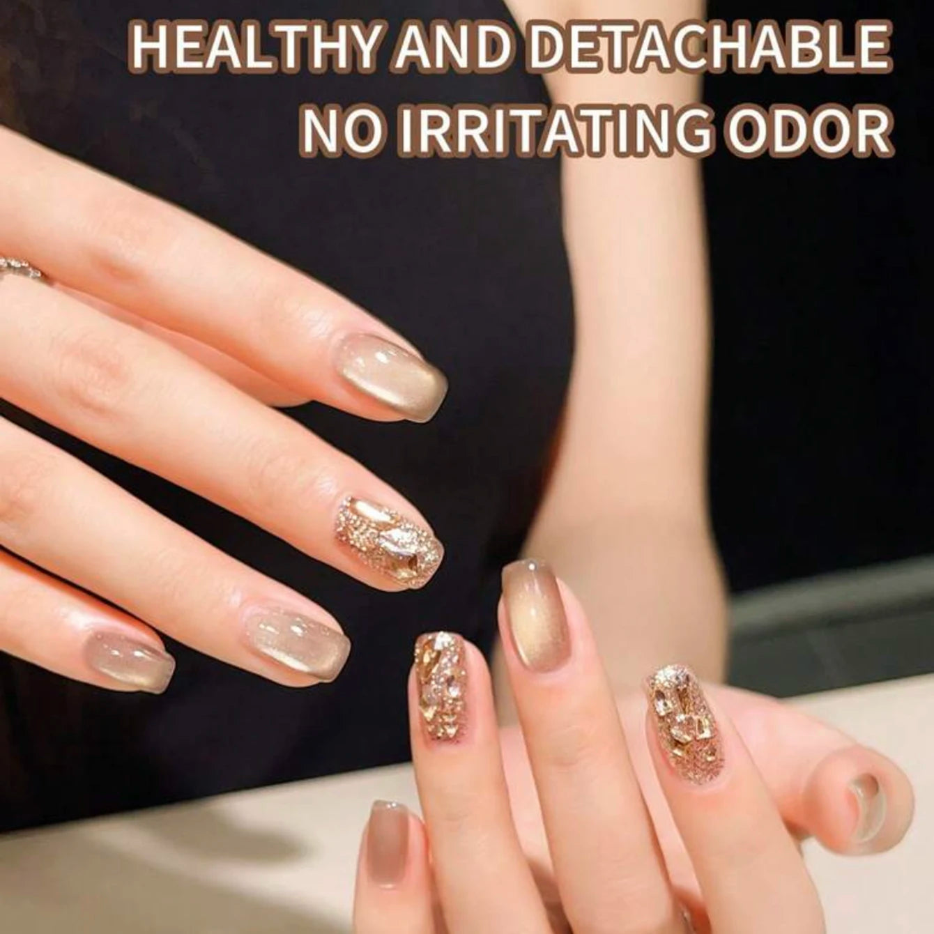 MIANEL 10Ml Sparkling Light Broken Drill Gel Nail Polish Soak Off UV Light For Gel Nails DIY Nail Salon LED Gel Varnish