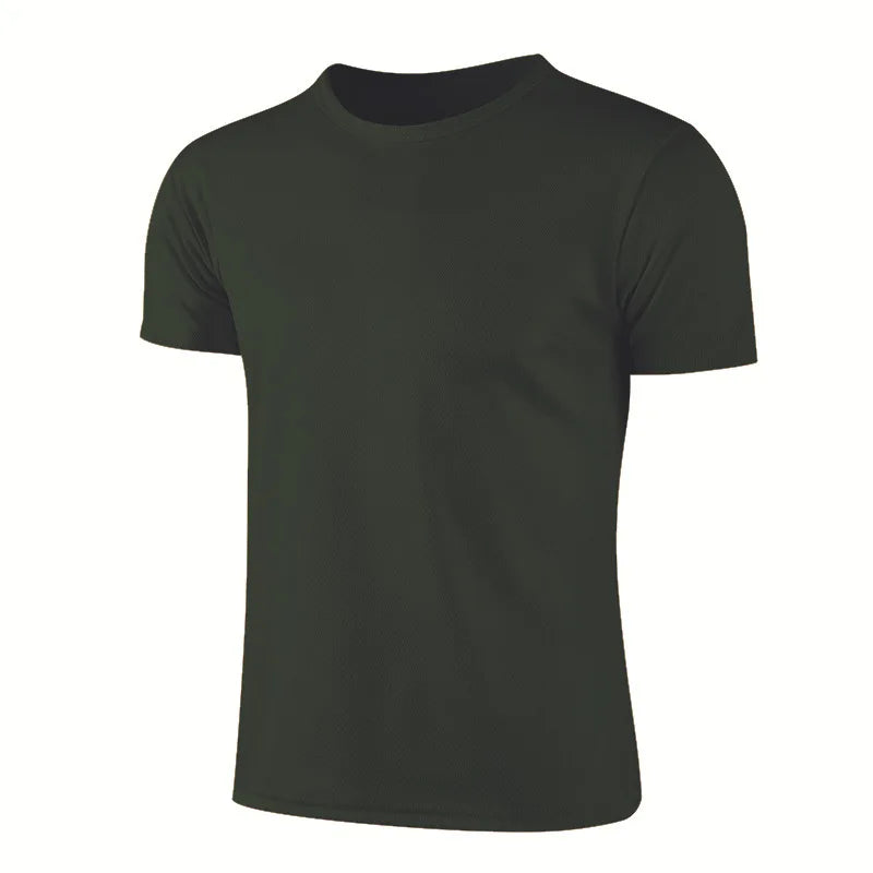 2025 Running Shirts Soccer Shirts Men's Jersey Sportswear Mens Jogging T-Shirts Quick Dry Compression Sport T-Shirt Fitness Gym