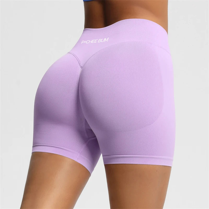 BUM Shaping Yoga Shorts Woman Stretch Breathable Peach Hip Fitness Running Shorts Hip High Stretch Impact Wicks Gym Shorts