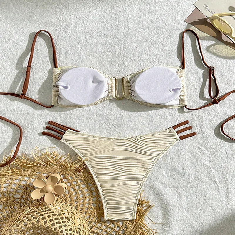Sexy Bikinis 2026 Women's Swimwear Female Swimsuit For Swimming Wear Bathing Suits Brazilian Bikini Set Beachwear Pool Bather