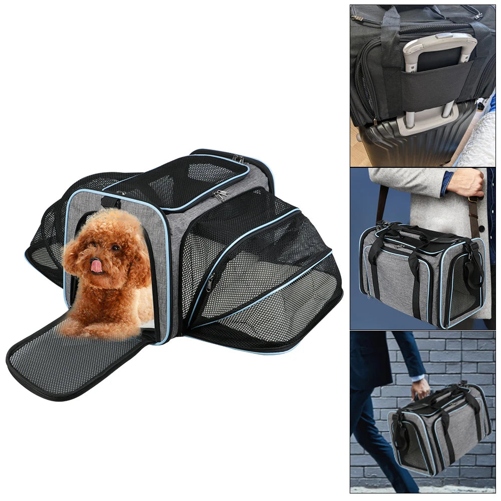 Portable Pet Carrier Bag Pet Supplies Cat Travel Bag Dogs Cats Ventilate Transport Bag Breathable