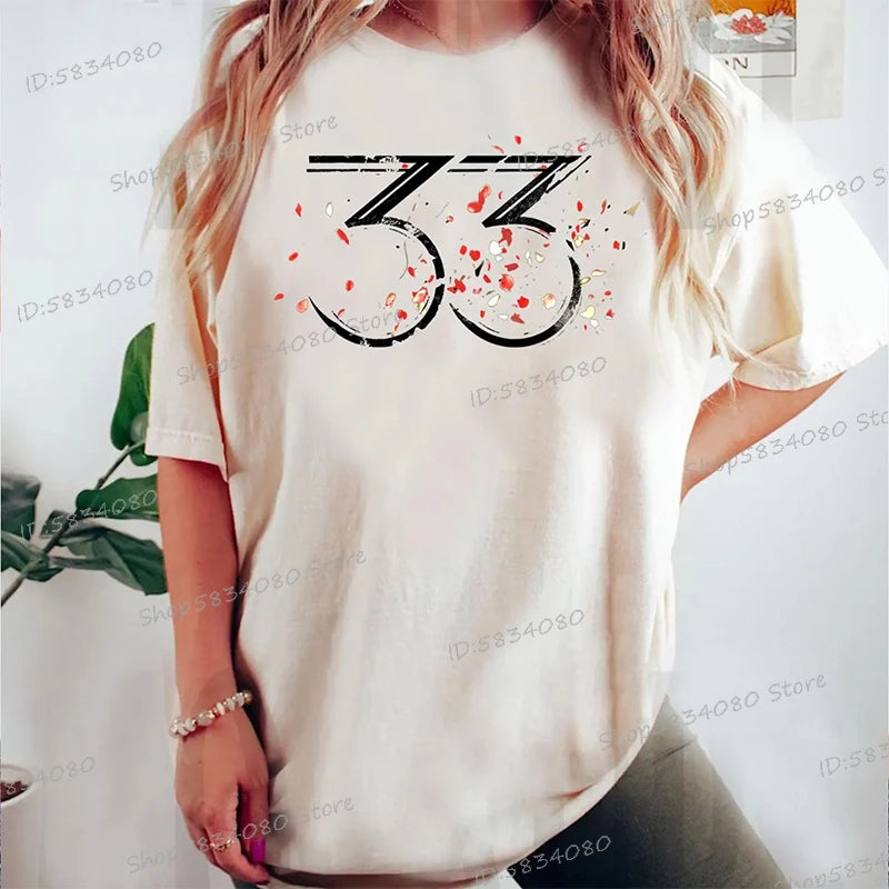 Gamer Fashion Summer Tops Clair Obscur Expedition 33 Merch T-Shirt for Men Women Perfect Gift for Game Fans New Men's T-shirts
