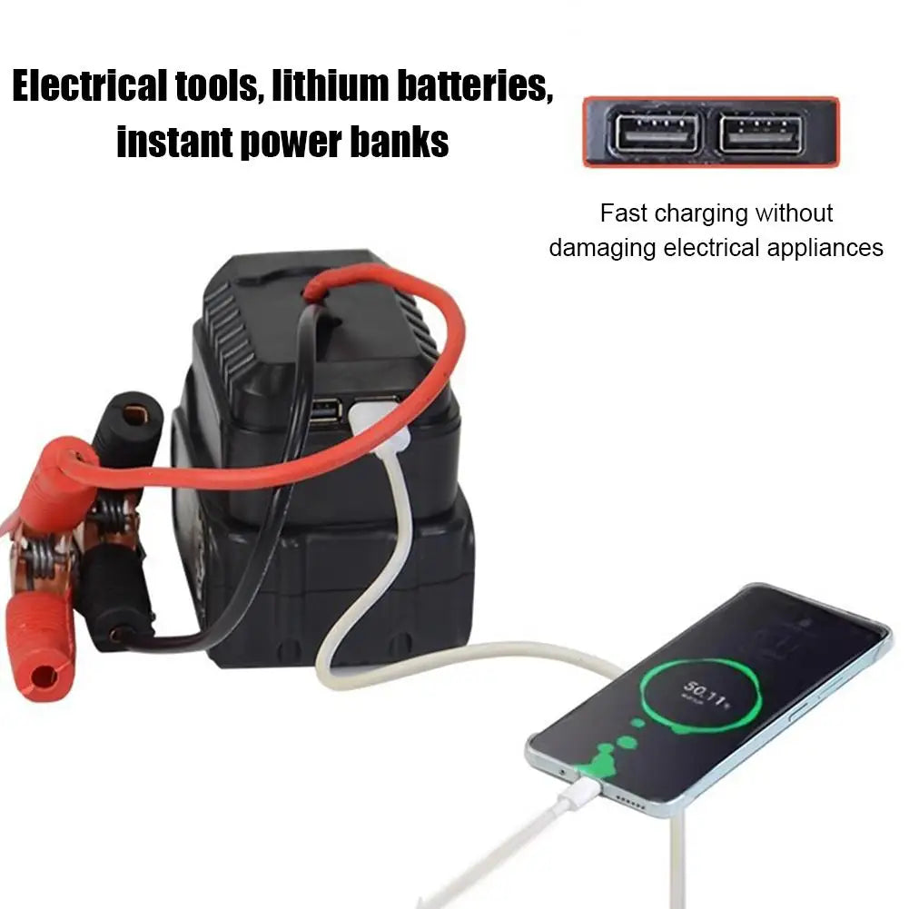 Car Emergency Starter for Makita Lithium Battery Booster Applicable to Converter Charger Emergence Start Accessories