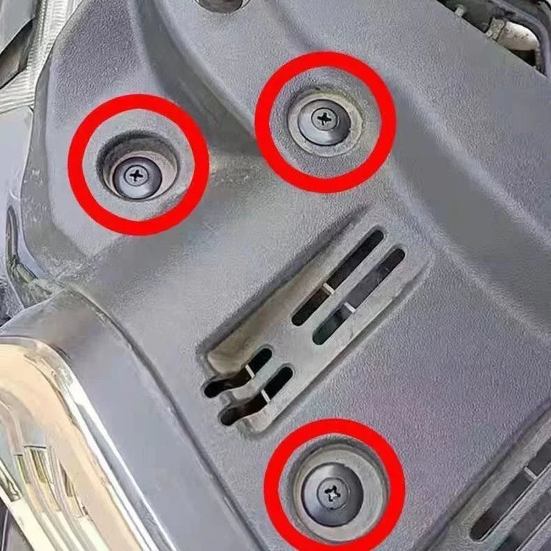 Car Plastic Rivets Fasteners 8mm/6mm Bumper Fender Screws Clips 8mm Hole Auto Push Pin Clip Accessories for Vehicle Repair