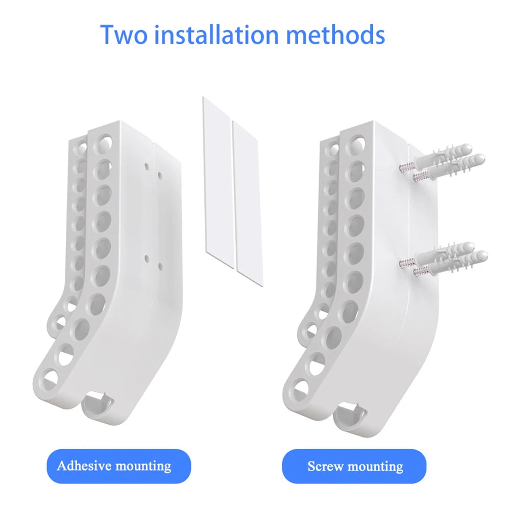 Battery Storage Organizer AA & AAA Combo Battery Keeper Holder Wall Mount Battery Dispenser Container for 10AAA & 10AA Batteries