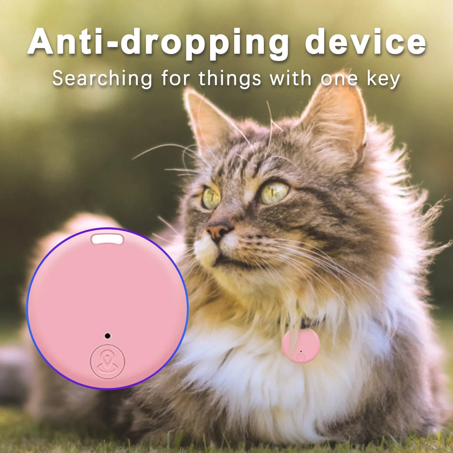Mini GPS Tracker Device Anti-Lost Reminder For Pet Kids Bag Key Wallet Smart Bluetooth Connected Android App Locator Accessories