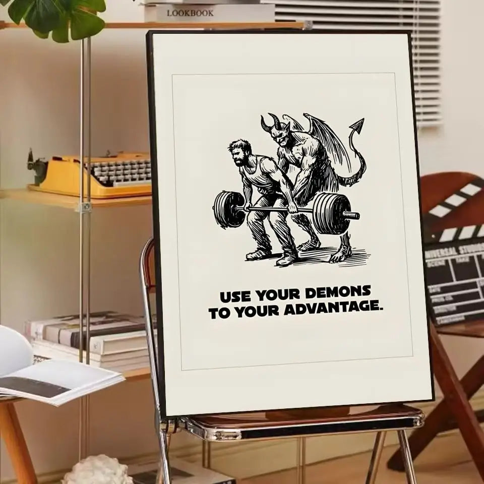 Home decor Life attitude quotes Poster Paper Print Home Living Room Bedroom Entrance Bar Cafe Art Painting Decoration