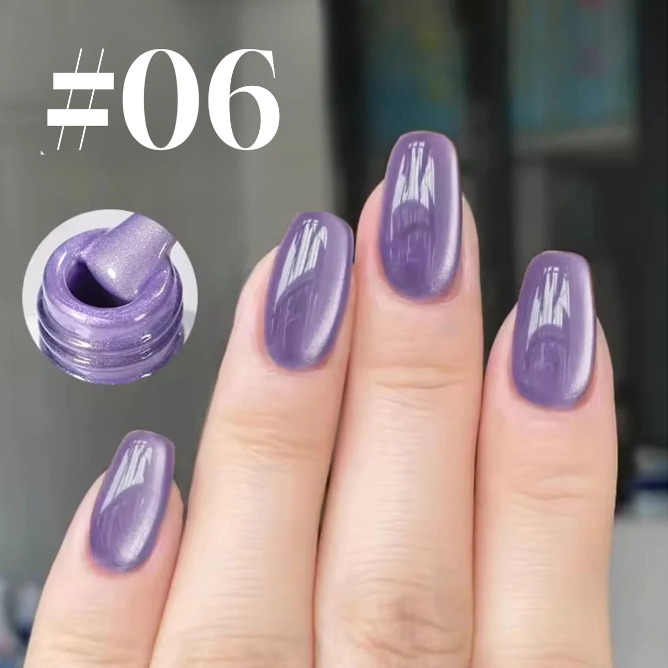 12ML 1-21pcs Toe Selling Whitening Glass Bead Cat Eye Gel Nail Polish Black Nails Nail Art Grey Cat Eye Nail Polish Cute Nails