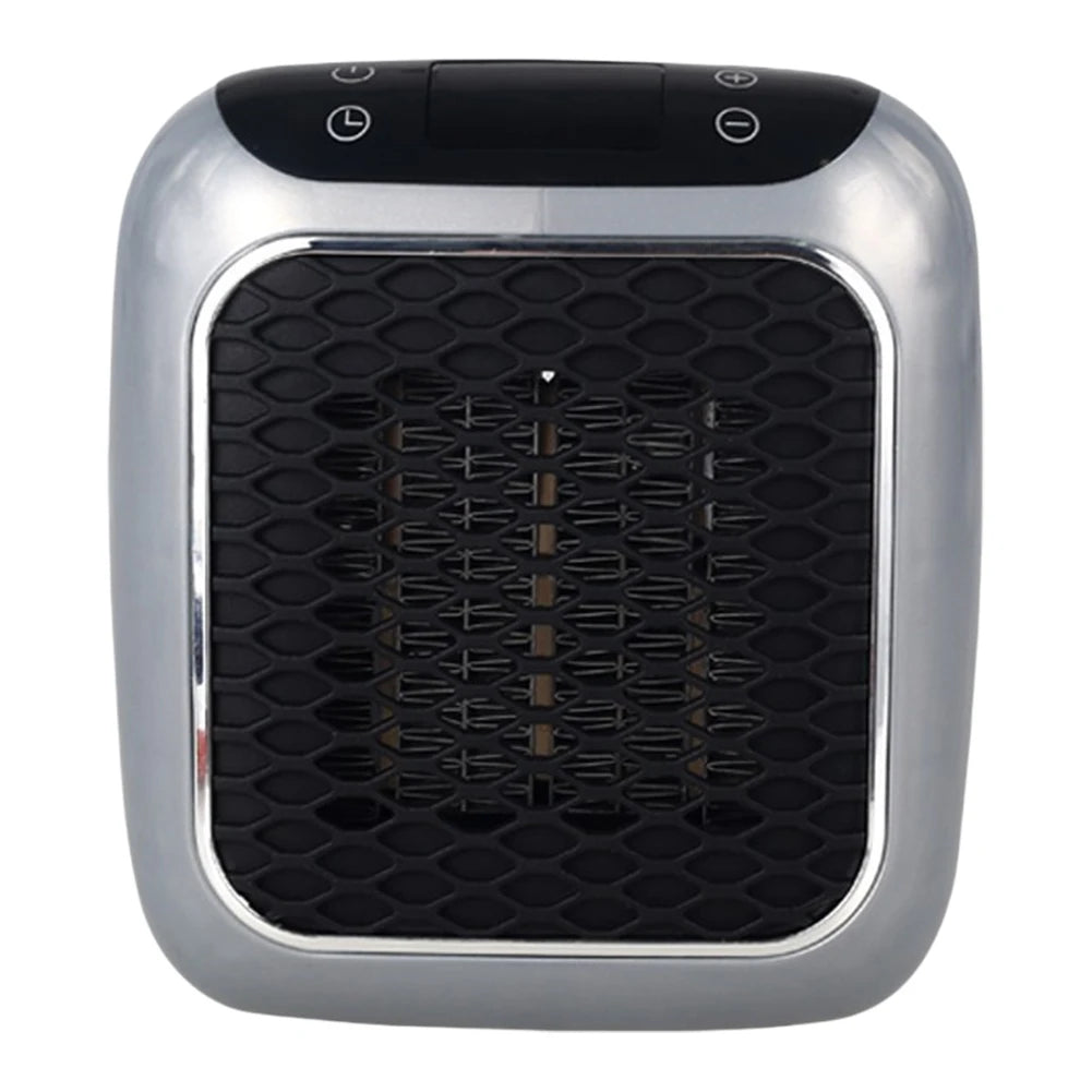800W Portable Electric Heater EU Small Bathroom Fast Heating Fans Bedroom Heater Home Use Warming Device with Remote Control