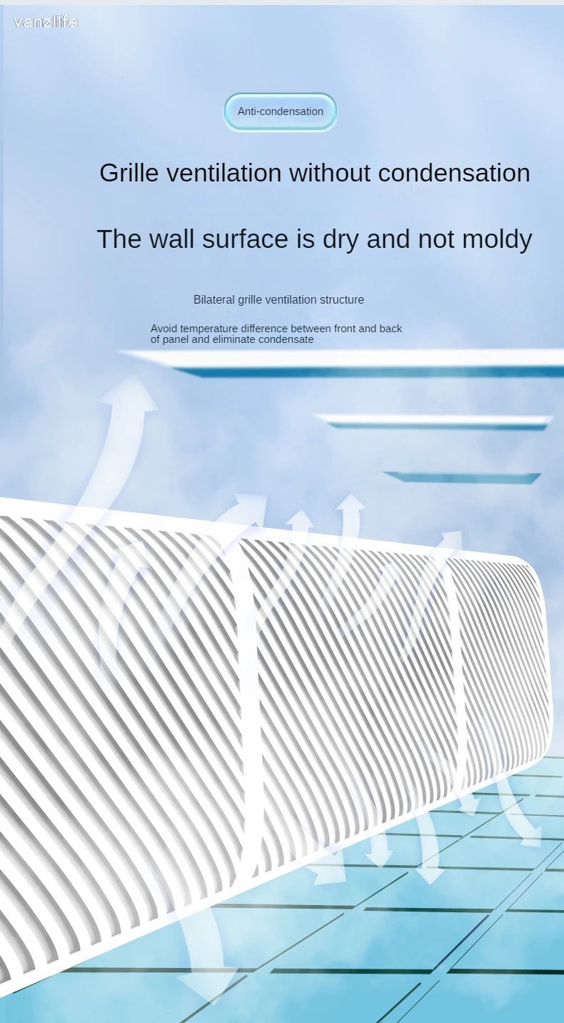 Central Air Conditioner Windshield Air Guider Ceiling Suspended AC Outlet Baffle Deflector Anti-Direct Blow Cassette Universal